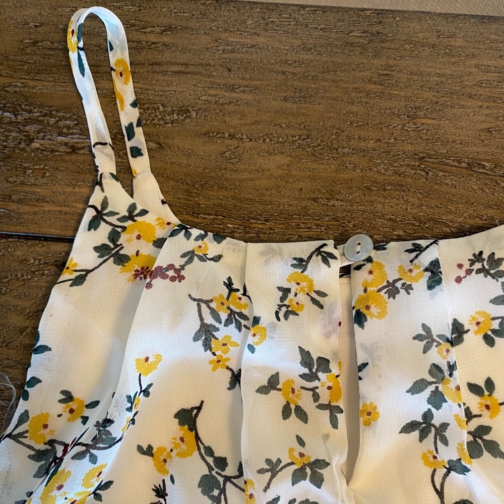 Blue Rain Floral Halter Dress - Picture 3 of 6